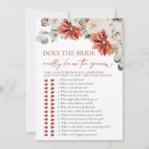 Vinter Känner Bride-verkligen till Groom Game? Inbjudningar