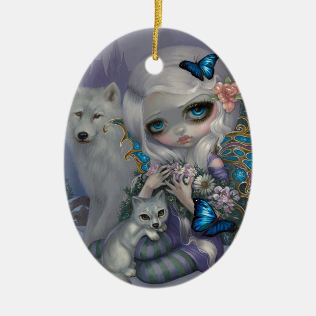 Vinter Keramisk Ornament (Framsidan)