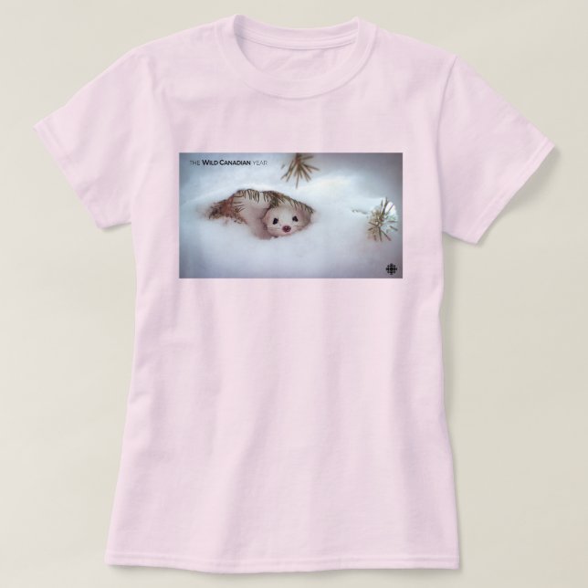 Vinter - Kort-Tails Weasel Women's T Shirt (Design framsida)