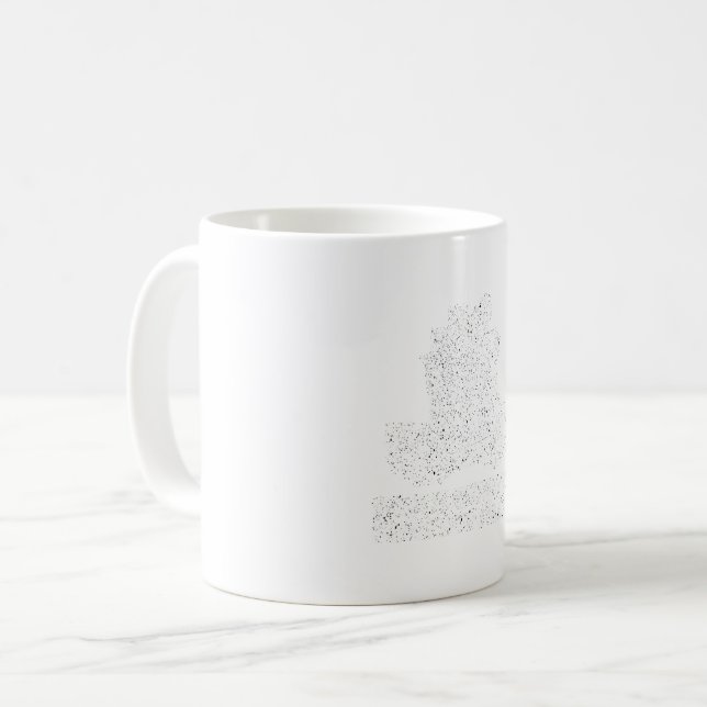 Vinter Kräppafiske Slab Hunter Kaffemugg (Framsida vänster)