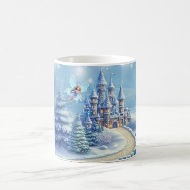  Vinter Kungarike för älvor | Jul tema  Kaffemugg (Center)