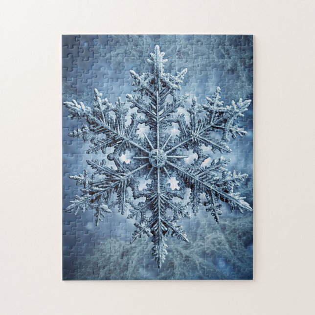 Vinter Kväll Konstpussel Pussel (Vertikal)