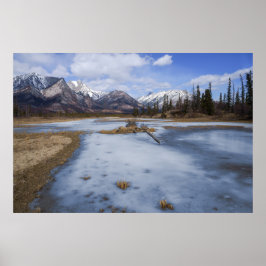 Vinter Magic on Athabasca River Poster