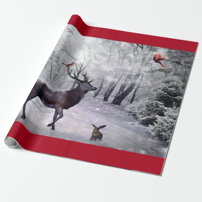 Vinter Magic Presentpapper (Utrullad)