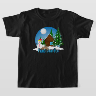 Vinter Magic Retro-juldesign T Shirt