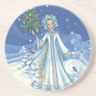 Vinter Magic Underlägg Sandsten