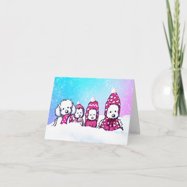 Vinter Malteser Blank Kort (Framsida)