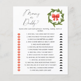 Vinter-mamma eller babyduschspel