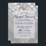 Vinter marin vit sagolike snöande bröllopsshowers inbjudningar<br><div class="desc">Elegant country rustic bröllopsduschfest inbjudan mall med silver vita fallande snöflingor, strängar av hängande gnistrande ljus och en marinblå pil på ljusgrå lada trä bakgrund. Fyll i din information i fälten, Du kan välja att anpassa den ytterligare genom att ändra typsnitt och färger på bokstäver. ---- Inbjudan är lämplig för...</div>
