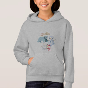"Vinter med pingviner och björnhuva" T Shirt