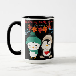 Vinter min vackra säsong - Mysigt julkaffe Mugg