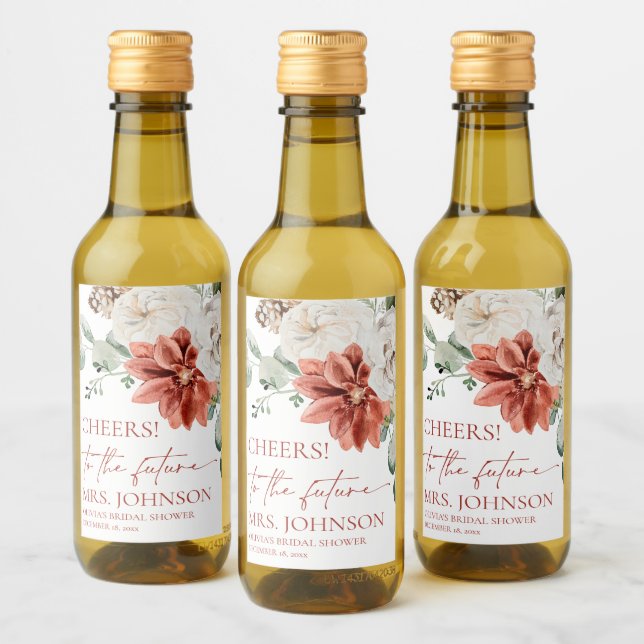 Vinter-Möhippan för eleganten Vinetikett (Flaskor)