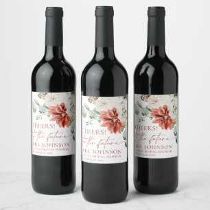 Vinter-Möhippan för eleganten Vinflaska Etikett