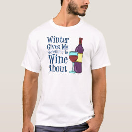 Vinter något till vin omkring tee