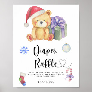 Vinter-nalle - poster av raffel