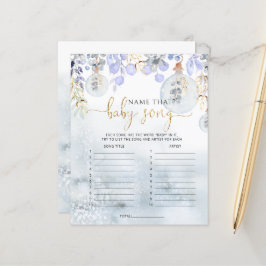 Vinter Namn den där sång babyduschspelet