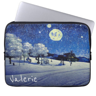 Vinter Natt Laptop Fodral