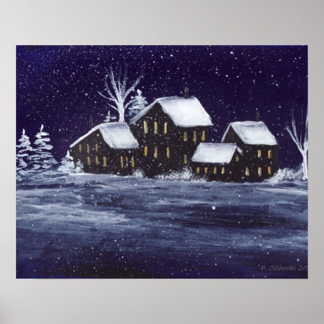 Vinter Natt Poster (Framsidan)