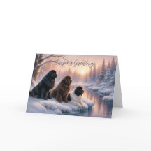Vinter Newfies-kort