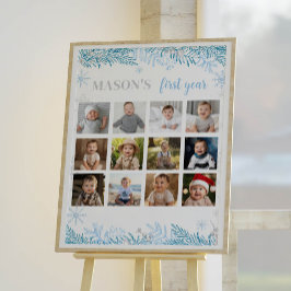 Vinter Oenderland - första året - fotmilstolpsteck Poster