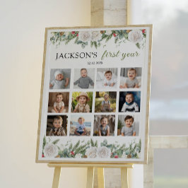 Vinter Oenderland - första året - fotmilstolpsteck Poster