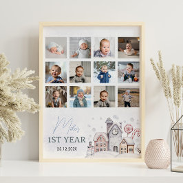Vinter Onederland 1:a årets fotomilstolpe Poster