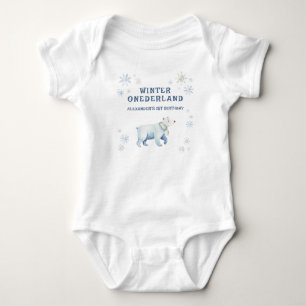 Vinter Onederland Isbjörn 1-årsdag T Shirt