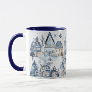 Vinter Onederland-julhus Mugg