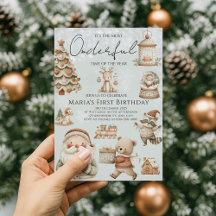 Vinter Onederland-julhuset Birthday