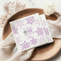 Vinter Onederland Lila Snöflinga 1-årsfest