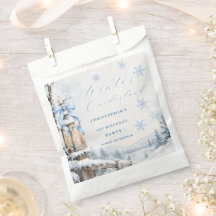 Vinter Onederland Snöflinga Lykta 1-årsdag