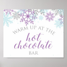 Vinter Onederland Varm Kakao Bar Lila