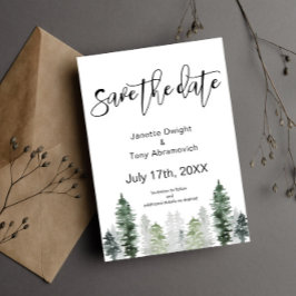 Vinter på berget Spara datum inbjudan