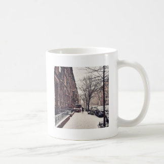 Vinter på den övrevästra sidan kaffemugg