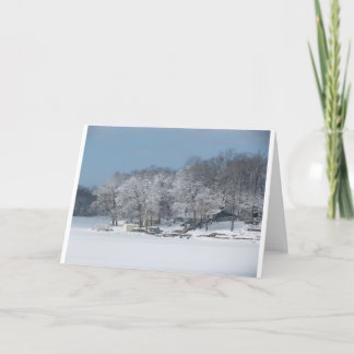 Vinter på gräs sjön #3 kort