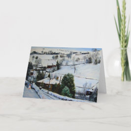Vinter på hederna helgkort
