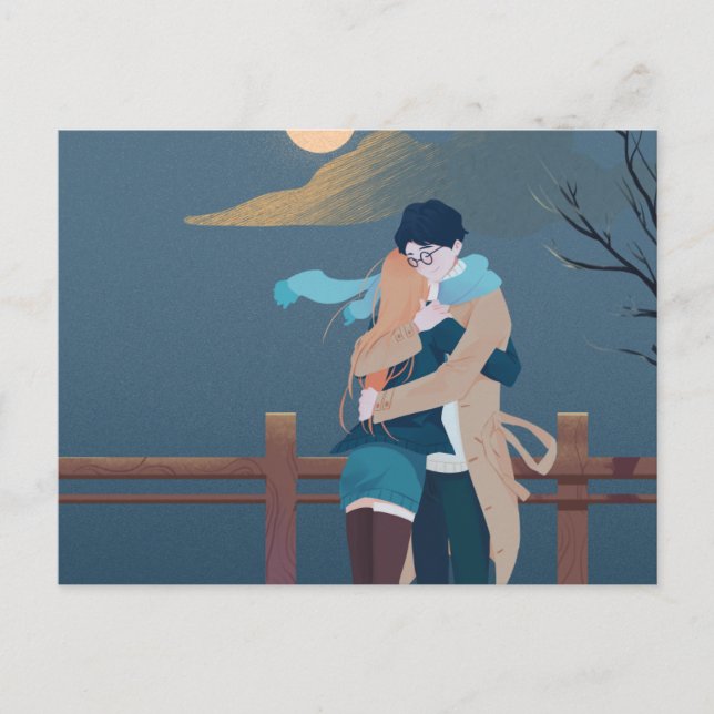 Vinter par vykort (Framsida)