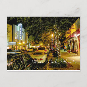 Vinter Park Florida Postcard Vykort