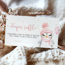 Vinter Penguin babydusch
