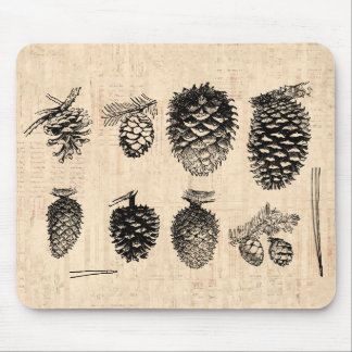 Vinter Pinecones Mousepad Musmatta
