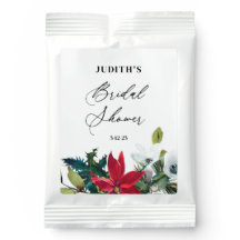 Vinter Poinsettia Bröllopsdusch