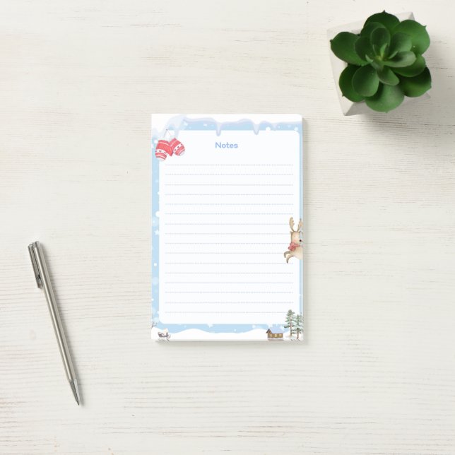 Vinter Post-it Block (Kontor)