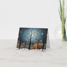 Vinter-prydnadsföremål Skandinavian FolArt-jul