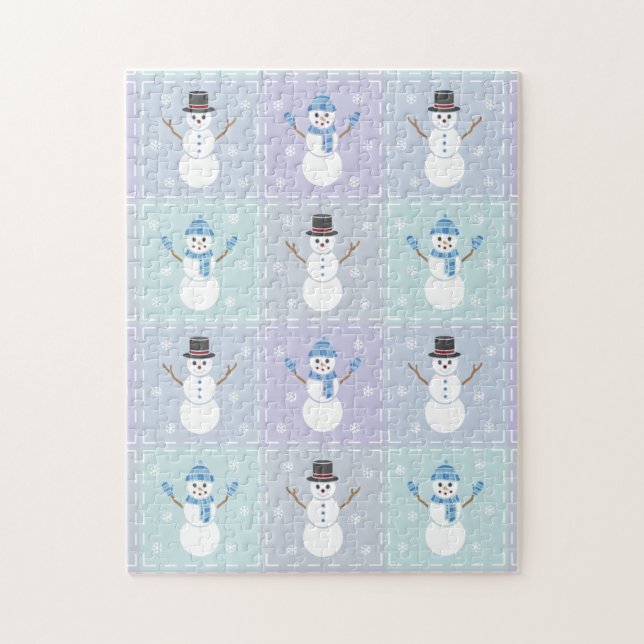 Vinter Quilt Puzzle Pussel (Vertikal)