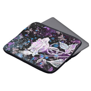 Vinter Ro och Butterflies - Vackra Laptop Fodral