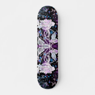 Vinter Ro och Butterflies - Vackra Mini Skateboard Bräda 18,5 Cm