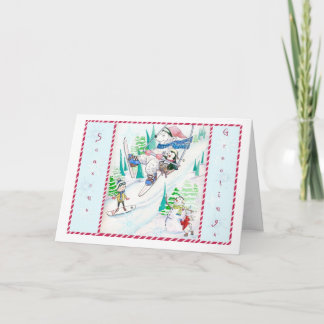 Vinter-Roligtens julkort Helgkort