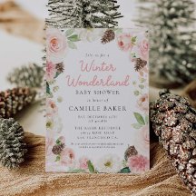 Vinter Rosa Girl Baby Shower