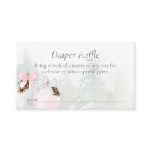 Vinter Rosa Girl Baby Shower Raffle
