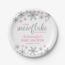 Vinter Rosa Snowflake Baby Shower